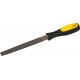 Напильник STAYER 16601-20-2 "PROFI" плоский, с двухкомпонентной рукояткой, № 2, 200мм 